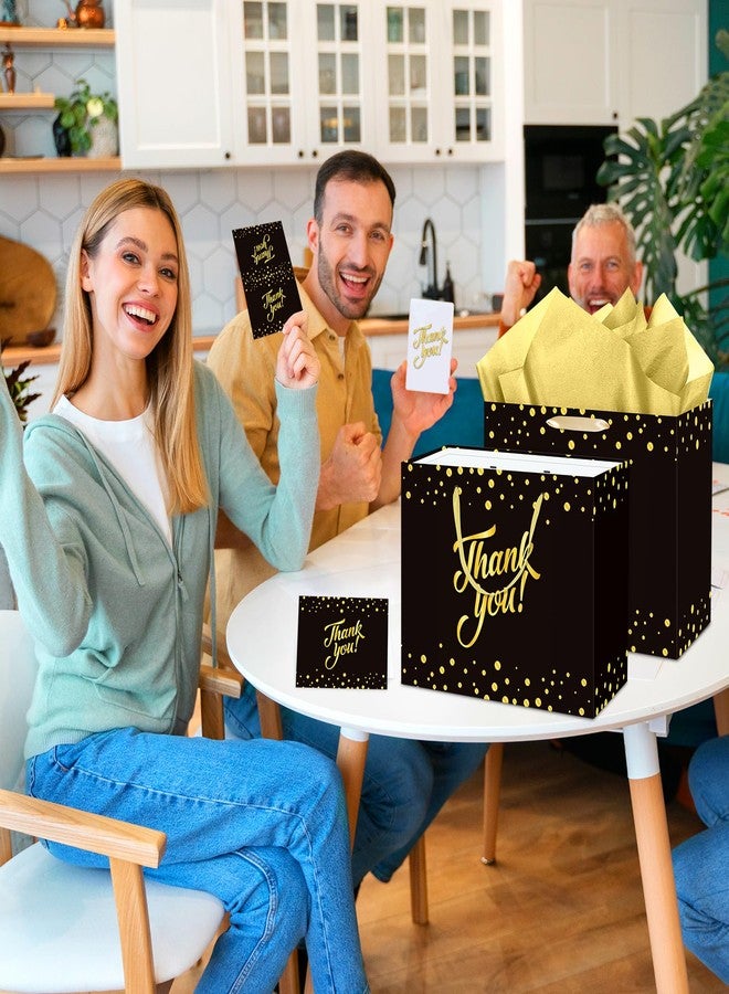 Wayyogh أكياس هدايا كبيرة تحمل عبارة "شكرًا لك" وزينة "نحن نقدرك"، أكياس ورقية لهدايا حفلات الشكر مع ورق تغليف، مناسبة لحفلات الزفاف، وحفلات استقبال المولود، وأعياد الميلاد، وعيد الشكر، وحفلات الشركات. - Image 5
